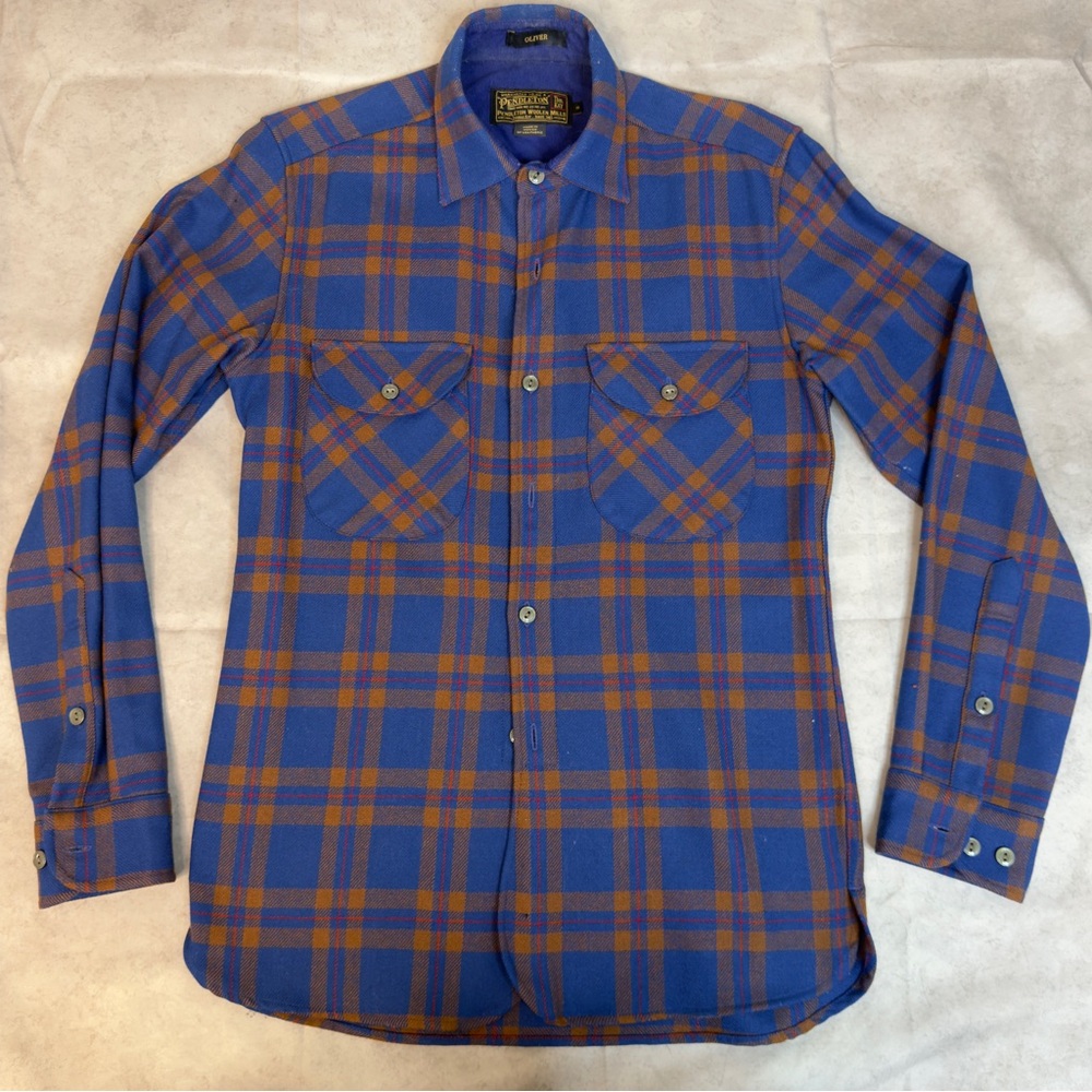 Vintage Pendleton‎ Thomas Kay Collection "Oliver" Wool Plaid Shirt - Small